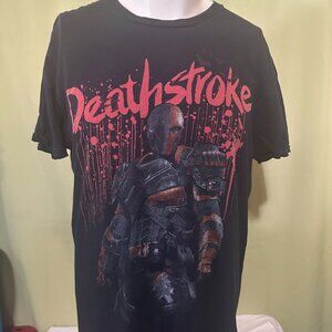 Deathstroke the Terminator Slade Wilson DC Comics Men's Black T Shirt Large